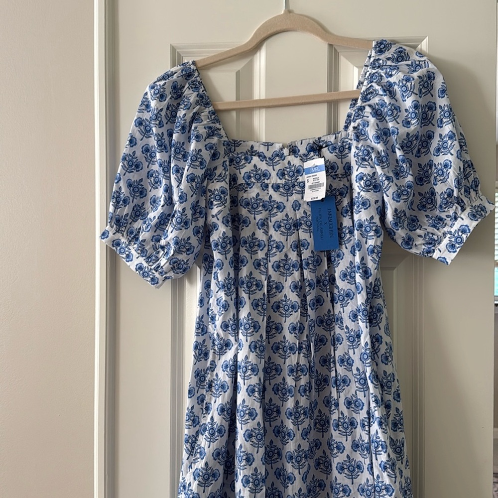 J. McLaughlin Larissa Dress - Blue Floral Maxi Dress